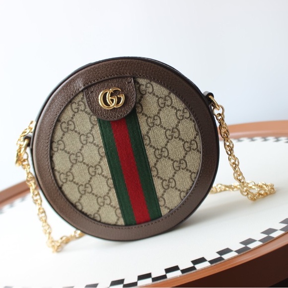Gucci. Handbags - 🌈  Gucci Ophidia mini GG round shoulder bag